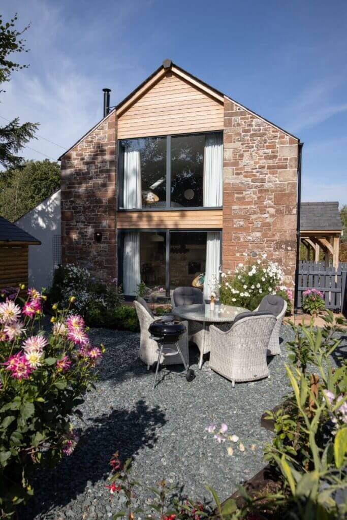 Outdoor area of holiday cottage Carlisle