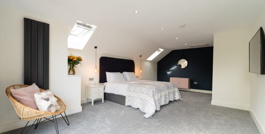Holiday cottage master bedroom