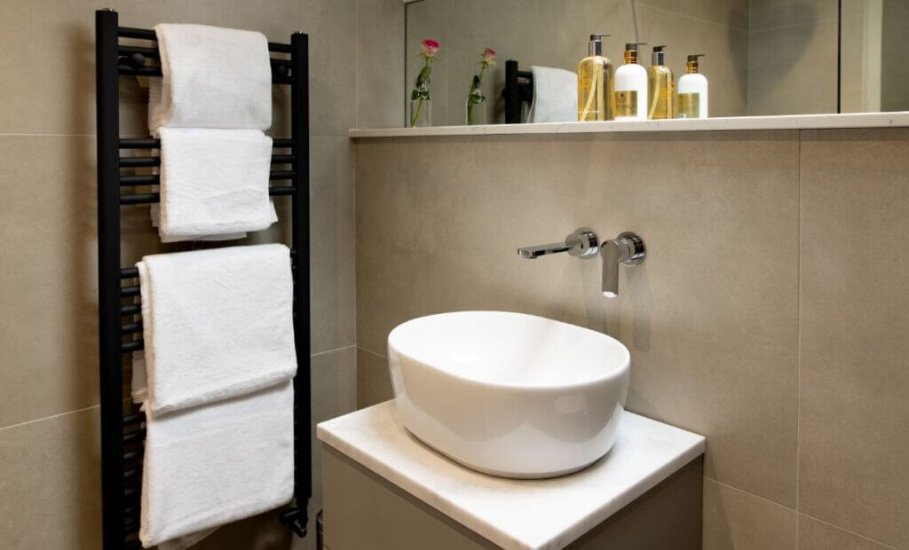 Bathroom detail holiday cottage