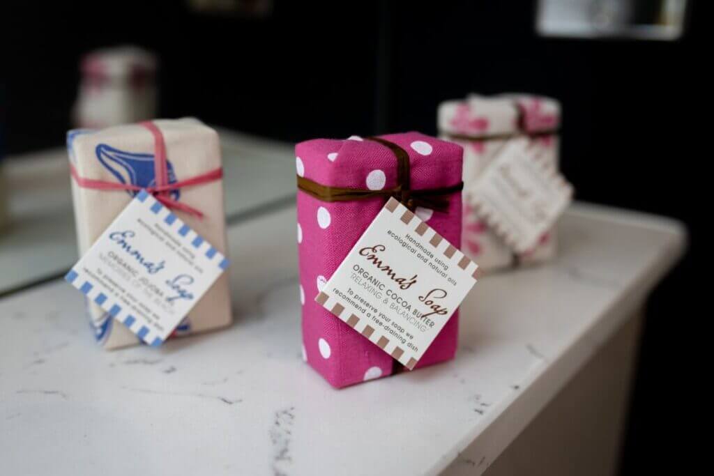Luxury holiday cottage soap